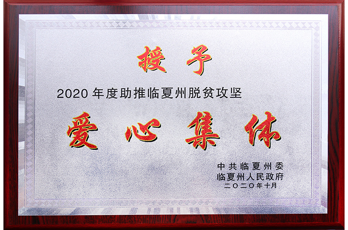 2020年助推臨夏州脫貧攻堅(jiān)愛(ài)心集體